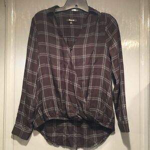 Madewell Plaid Top   